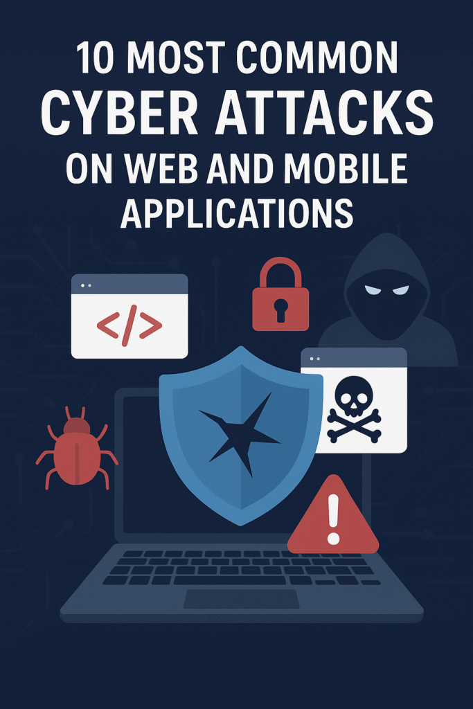 Types of cyber attacks on web and mobile applications